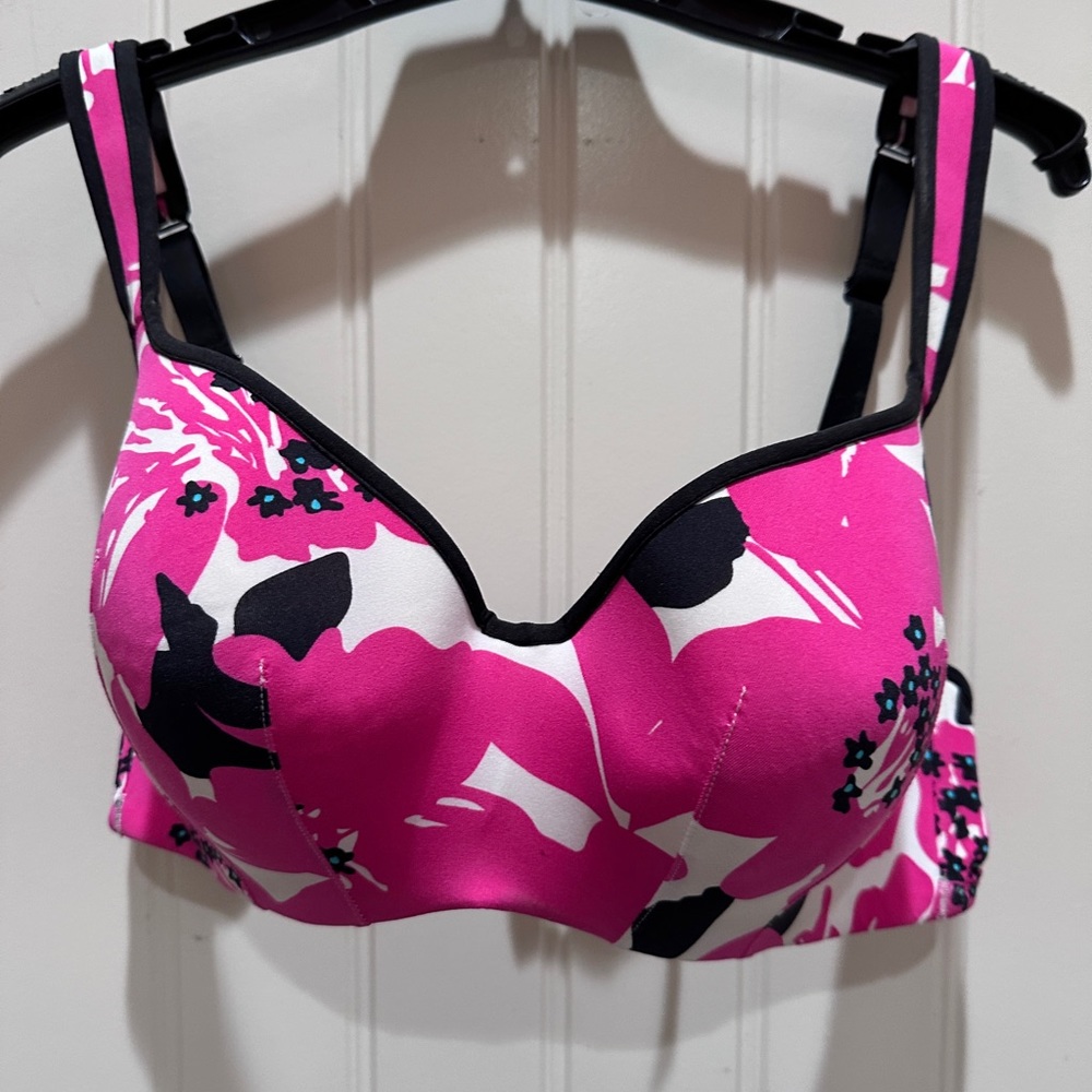 Cacique floral underwire bra, 40D